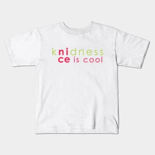 Kindness Rules  - celebrate Nice! Kids T-Shirt